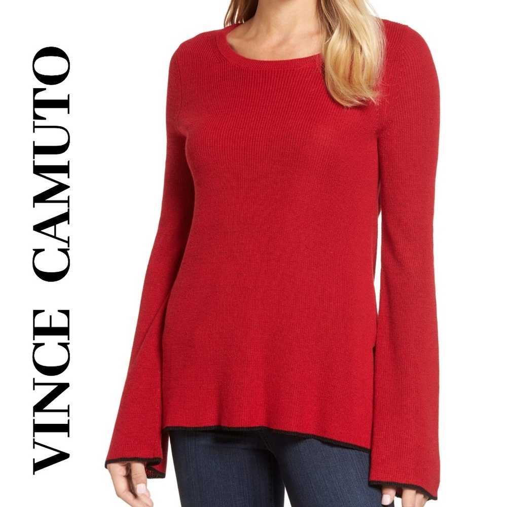 🔥 VINCE CAMUTO Bell Sleeve Sweater